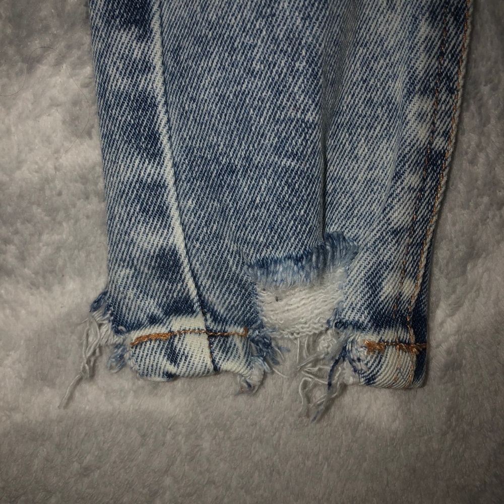 Light wash ripped jeans